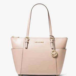 Michael Kors Jet Set Saffiano Leather Tote Bag